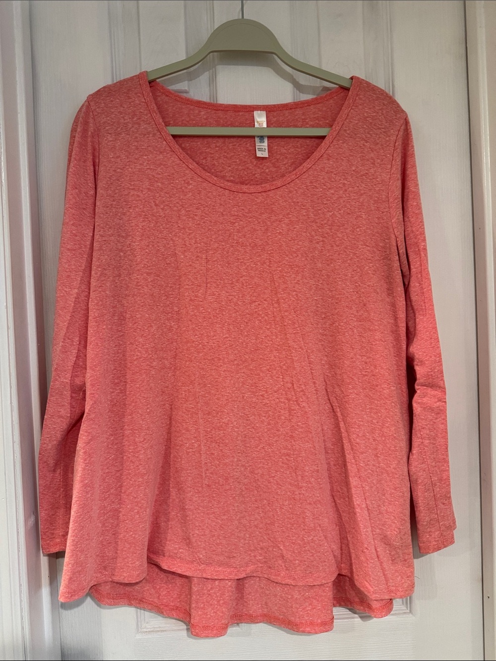 LuLaRoe Coral Long Sleeve Scoop Neck Top